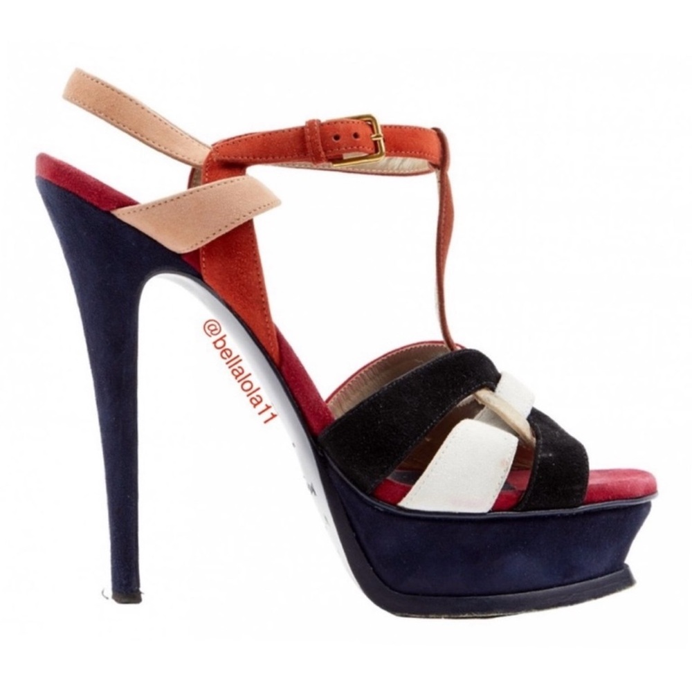 AUTHENTIC YSL TRIBUTE PLATFORM HEELS - Picture 12 of 14